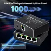 4 Port LAN Splitter 1 auf 4 Gigabit Ethernet Switch Port Produktbild-Vorschau 6