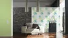 Esprit Home Vliestapete Lakeside, signalweiß, pastellblau, Produktbild-Vorschau 4