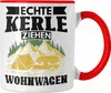 Trendation - Echte Kerle Ziehen Wohnwagen Wohnmobil Tasse Produktbild-Vorschau 1
