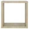 vidaXL Scaffali a cubo 4 pezzi rovere Sonoma 30x15x30 cm Anteprima dell’immagine prodotto 15