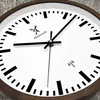 Holzwerk HOMBURG (FUNK) moderne Bahnhof Funk Holz Wanduhr, Produktbild-Vorschau 3