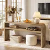 Table console de 160 cm, table d'entrée étroite avec 2 Voir les images du produit 3