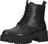 A black leather boot with a thick sole and laces. Náhľad obrázku produktu