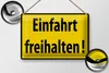 Blechschild Einfahrt freihalten, 30 x 20 cm, Blechschilder Produktbild-Vorschau 3