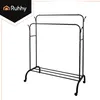 Kleiderständer mit Haken und Ablage 150 × 110 × 57 cm Produktbild-Vorschau 3