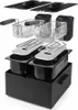 Fritteuse Double 2x3L 2x1800W Schwarz Produktbild-Vorschau 11