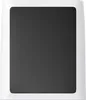 A white security camera with a black textured front panel. Voir les images du produit