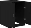 Armoire pour lave-linge vidaXL, noir, aspect chêne, Voir les images du produit 5