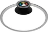 A close-up of a pot lid handle with a built-in thermometer. Produktbild-Vorschau