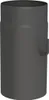 Ø 160 mm Ofenrohr 30 cm - mit Drosselklappe - schwarz Produktbild-Vorschau 1