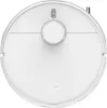 A top-down view of a white robot vacuum cleaner on a white background. Anteprima dell’immagine prodotto