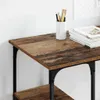vidaXL Scrivania con ripiano in legno di recupero 140 x 50 Anteprima dell’immagine prodotto 4