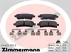 Zimmermann Bremsbeläge hinten für Opel Insignia Saab 9-5 + Produktbild-Vorschau 3
