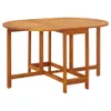 vidaXL Table de jardin 130x90x72 cm bois massif acacia Voir les images du produit 8