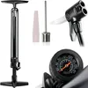 Fahrradpumpe mit Manometer Doppelventil Presta Schrader Produktbild-Vorschau 1