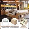 okwish Polsterbett 180x200 Doppelbett Nachttische mit USB- Produktbild-Vorschau 5