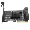 Rozšiřující karta PCIE na 6portový pevný disk SATA 3.0 6G Náhled obrázku produktu 6