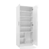 Schrank Mehrzweckschrank weiß 74cm Breite 180cm Höhe mit Produktbild-Vorschau 3