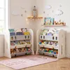 COSTWAY, štvorposchodový regál pre Montessori hračky, Náhľad obrázku produktu 9