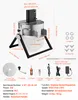 SucceBuy 2-in-1 Erntemaschine, Manuell & Elektrisch, 370 mm Produktbild-Vorschau 8