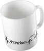 Huuraa Kaffeetasse München Geschenk Tasse Weiß 330ml Produktbild-Vorschau 1