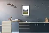 MuchoWow® MuchoWow® Gerahmtes Poster Wald - Hirsche - Nebel Produktbild-Vorschau 2