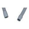 Two ends of a gray corrugated hose with gray plastic connectors, shown against a white background. Produktbild-Vorschau