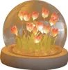 DIY tulipánová noční lampička, 10 kusů růžová, ručně Náhled obrázku produktu 1
