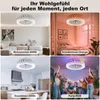 Deckenventilator mit Beleuchtung, LED 3CCT, RGB, dimmbar, Produktbild-Vorschau 5