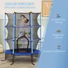 Detská trampolína HOMCOM Ø163 cm, trampolína pre deti od 3 Náhľad obrázku produktu 7