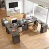 COSTWAY Schreibtisch L-Form, Eckschreibtisch mit Produktbild-Vorschau 8