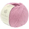 A ball of pink yarn with a label. Produktbild-Vorschau