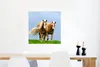 MuchoWow® Poster Pferde - Gras - Luft 50x50 cm - Produktbild-Vorschau 5