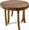 Casa Padrino Luxus Couchtisch Braun / Naturfarben Ø 70 x H. Produktbild-Vorschau 2