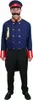 Preußen Kostüm Frack blau für Herren Gr. L-XL Militär Uniform Fasching Karneval Mottoparty Produktbild-Vorschau