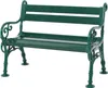 Gartenbank Curacao | 2-Sitzer | Grün | HxBxT 85x115x60cm | Produktbild-Vorschau 1