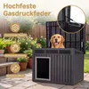 KOMFOTTEU Hundehütte Outdoor, Hundehaus für mittelgroße Produktbild-Vorschau 4