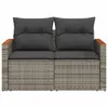VidaXL 366144, 2 Sitz(e), Dunkles Grau, 110 kg, 1240 mm, Produktbild-Vorschau 4