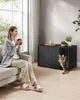 SONGMICS HOME Katzentoilette Push-to-Open Türen, Produktbild-Vorschau 2