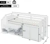 Merax Hochbett 90x200cm mit Schrank und Produktbild-Vorschau 7