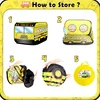 Tente pour enfants Pop Up « Bus scolaire » – Tente de jeu Voir les images du produit 6