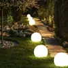 3er Set LED Solarkugel weiß, Erdspieß, DxH 10x38 cm Produktbild-Vorschau 18