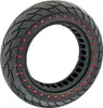 Vollgummireifen 10x2,5" Punkte Rot (34mm Felgenbett) Produktbild-Vorschau 1