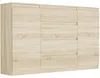 Komoda 160 cm zásuvky dveře skříňka FRAMIRE R-160-S4 sonoma Náhled obrázku produktu 1