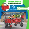 KESSER® Bollerwagen faltbar GT9000 Handwagen mit Dach | Produktbild-Vorschau 5