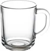 A clear studio shot of a single glass mug. Produktbild-Vorschau