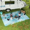 Outsunny Outdoor Teppich wendbarer robuster Wetterfest Produktbild-Vorschau 2
