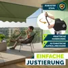 tillvex Balkonmarkise 200 cm Armeegrün Gelenkarm Markise Produktbild-Vorschau 5