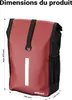 Borsa portapacchi Wiltec rossa, portapacchi per bicicletta Anteprima dell’immagine prodotto 10