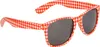 Trachtenhut Grau mit Rot-Weiß karierte Brille für Produktbild-Vorschau 3